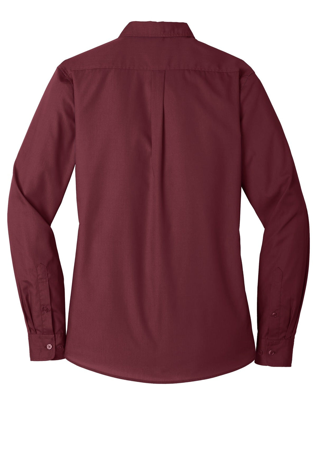 Port Authority Women's Long Sleeve Carefree Poplin Shirt. LW100