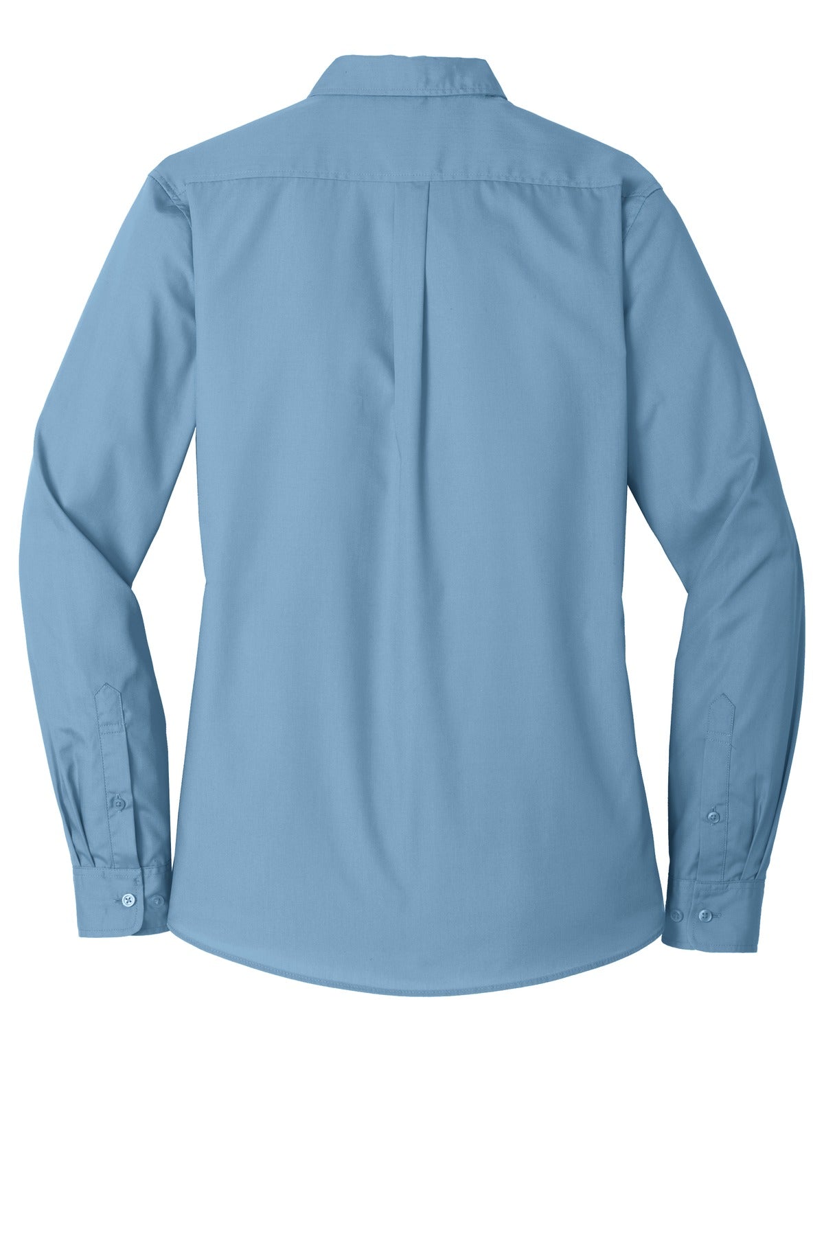 Port Authority Women's Long Sleeve Carefree Poplin Shirt. LW100