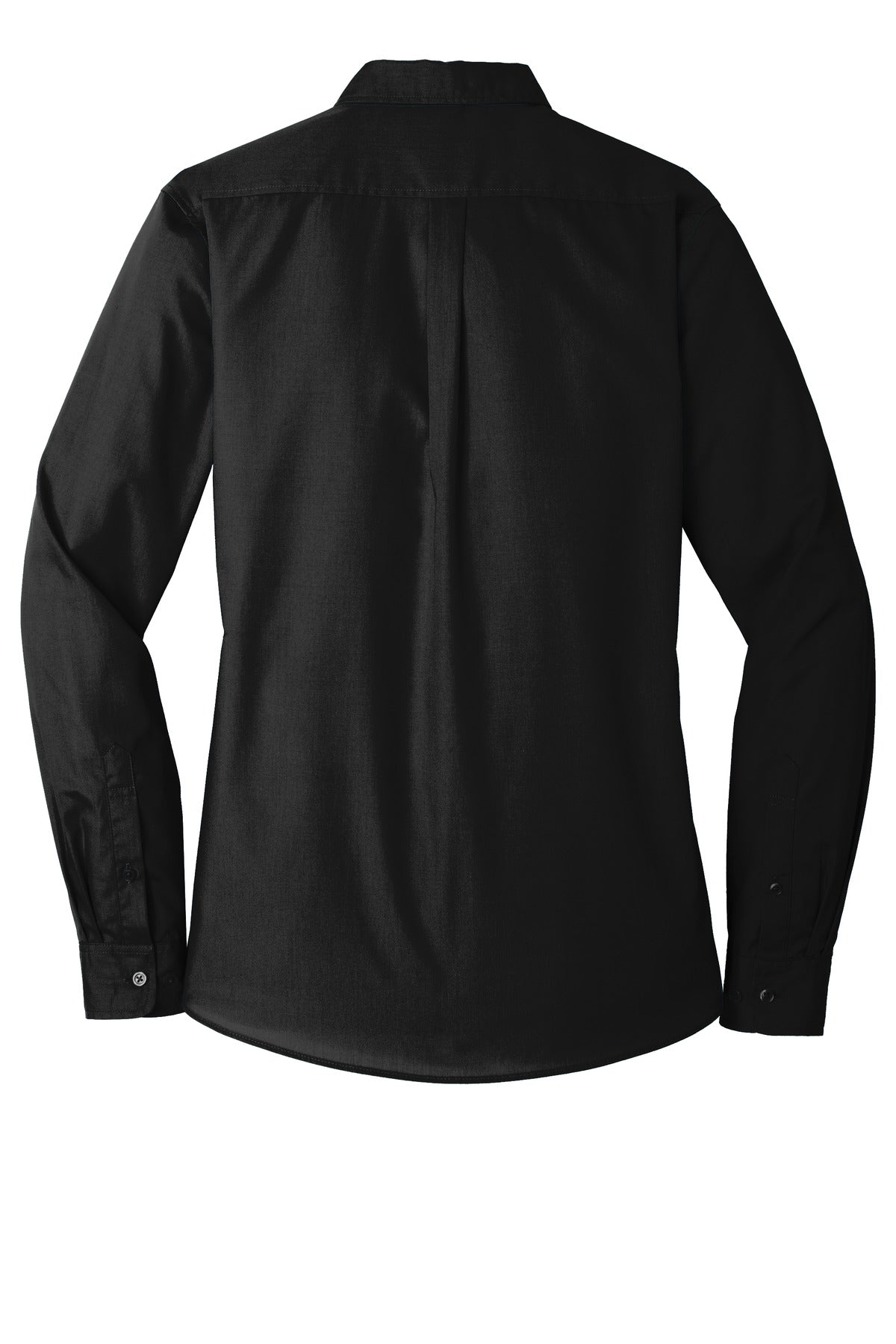 Port Authority Women's Long Sleeve Carefree Poplin Shirt. LW100