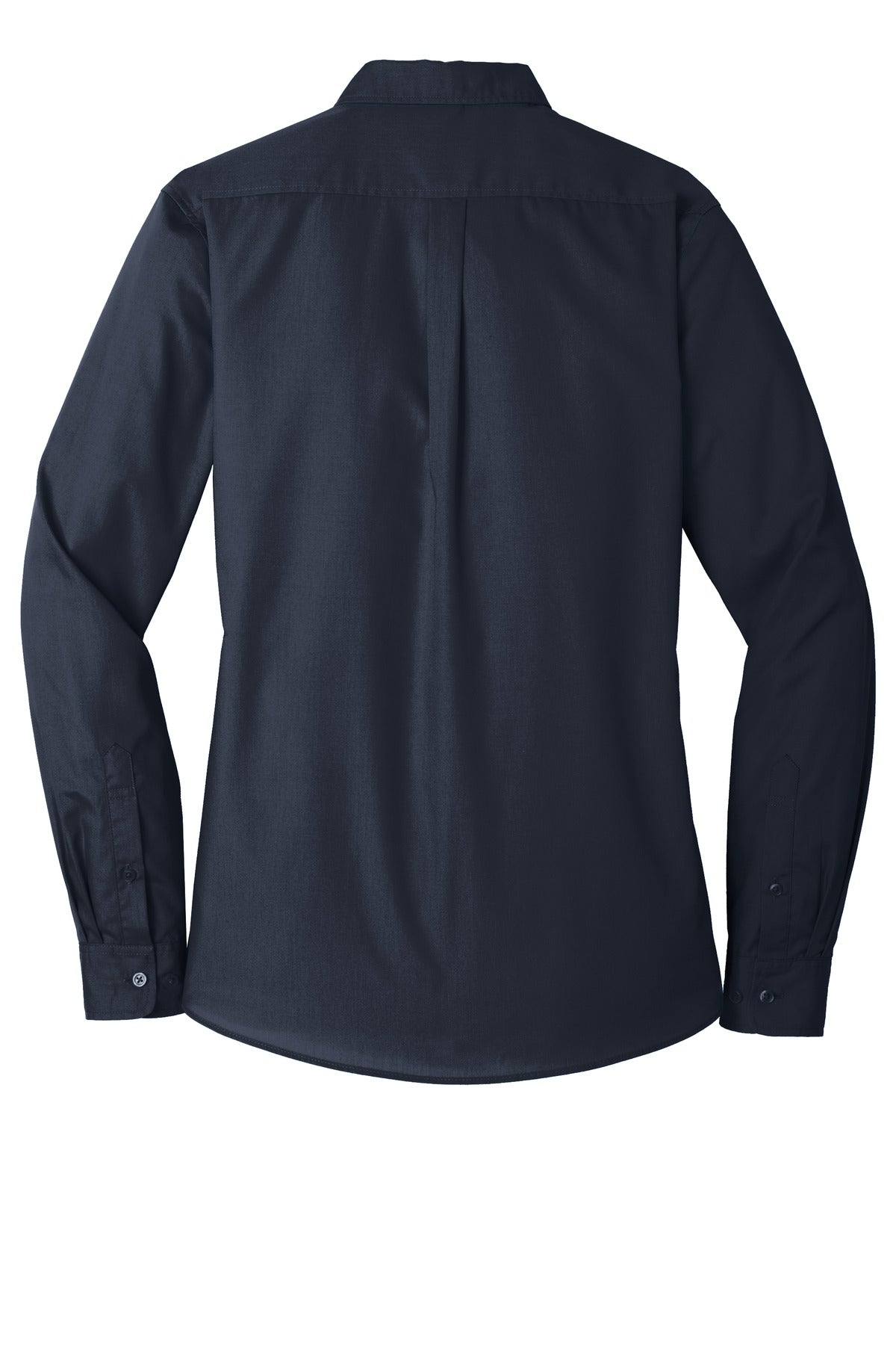 Port Authority Women's Long Sleeve Carefree Poplin Shirt. LW100