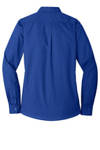 Port Authority Women's Long Sleeve Carefree Poplin Shirt. LW100