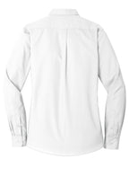 Port Authority Women's Long Sleeve Carefree Poplin Shirt. LW100