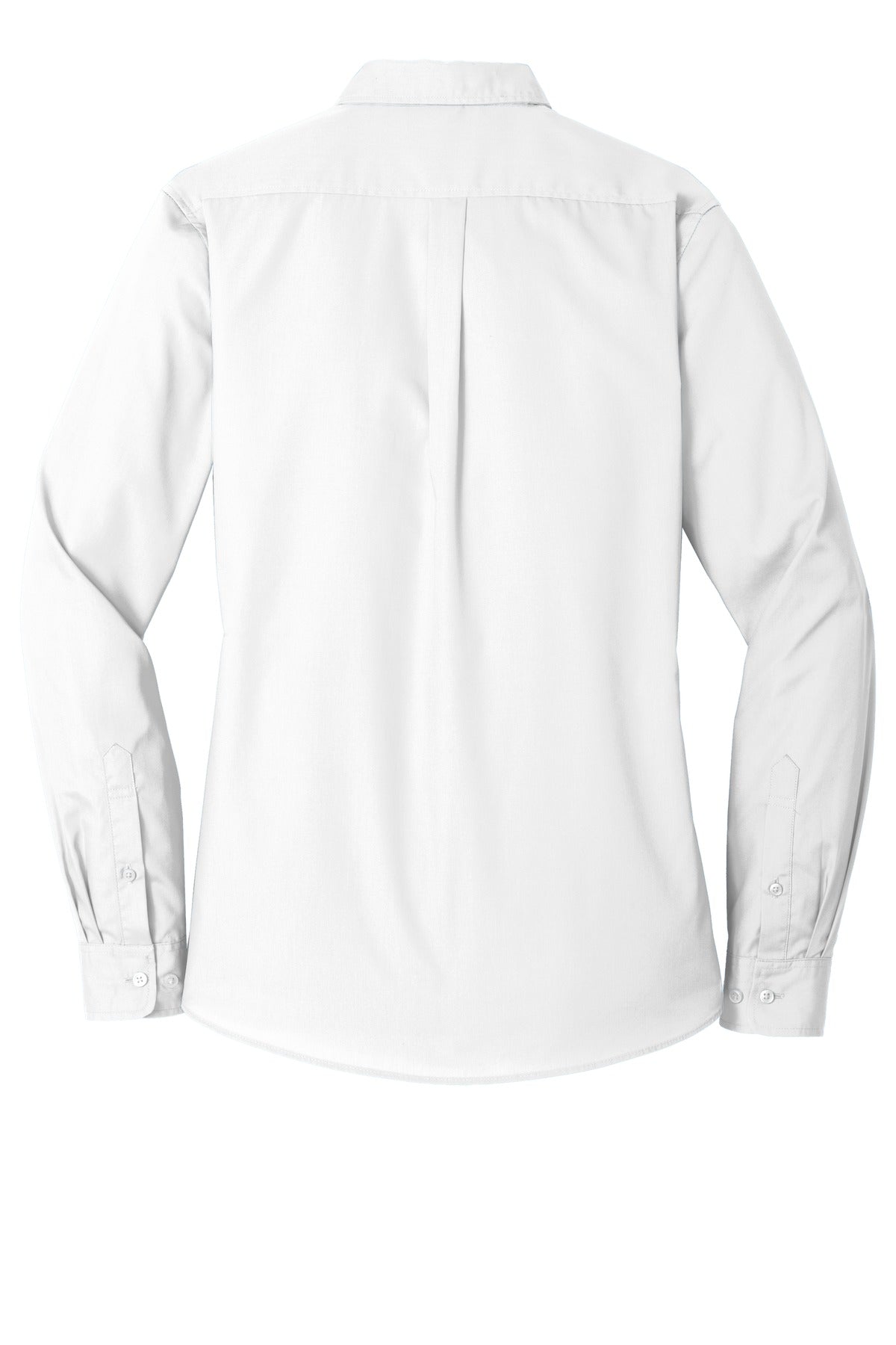 Port Authority Women's Long Sleeve Carefree Poplin Shirt. LW100
