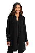 Port Authority Women's Textured Crepe Long Tunic LW715