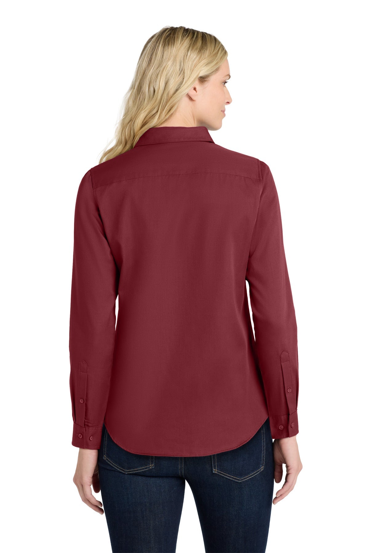 Port Authority Women's Long Sleeve SuperPro ReactTwill Shirt. LW808