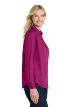Port Authority Women's Long Sleeve SuperPro ReactTwill Shirt. LW808