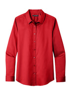 Port Authority Women's Long Sleeve SuperPro ReactTwill Shirt. LW808