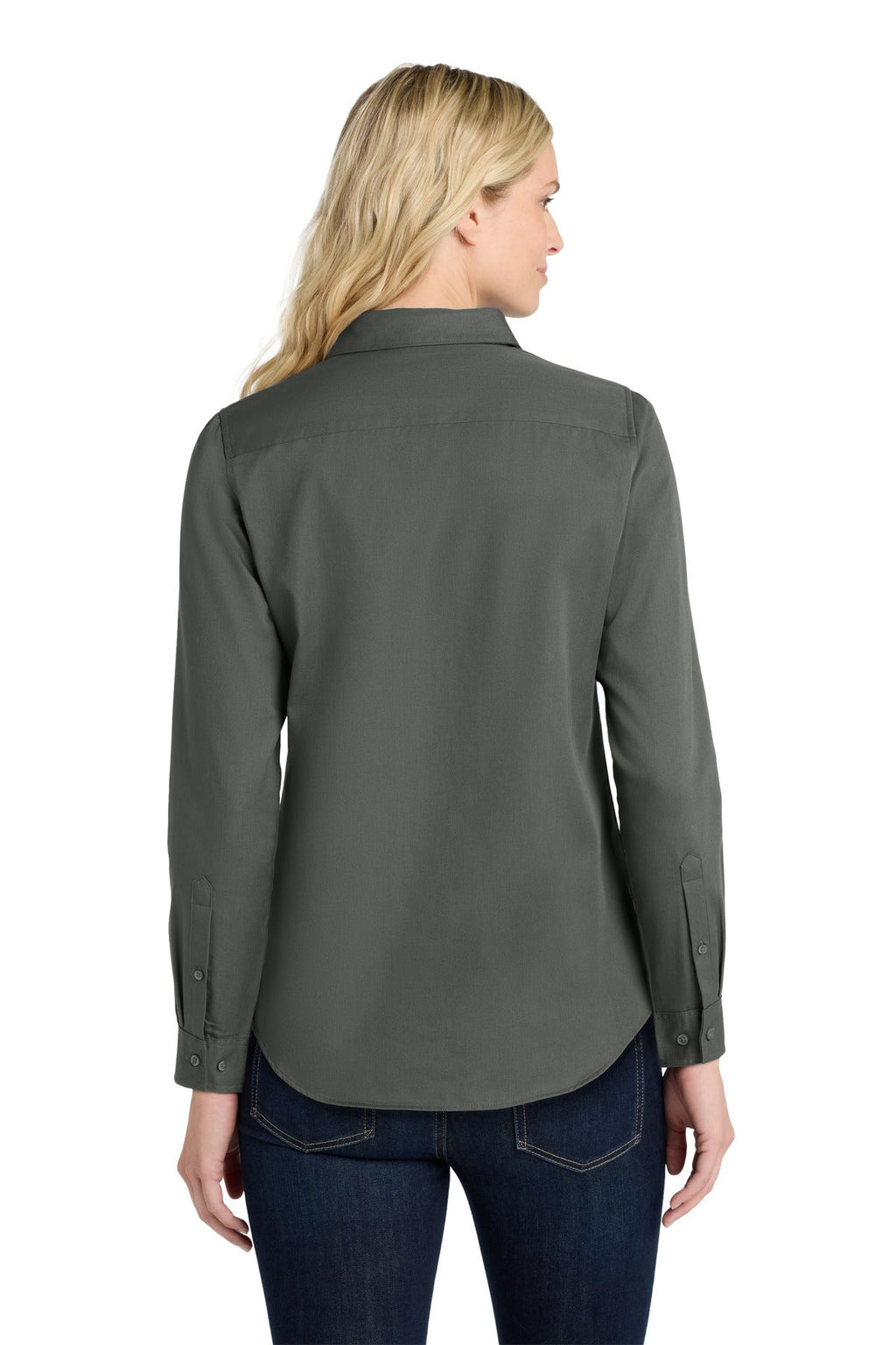 Port Authority Women's Long Sleeve SuperPro ReactTwill Shirt. LW808