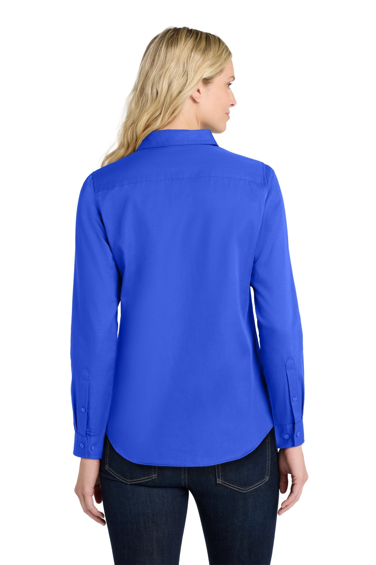 Port Authority Women's Long Sleeve SuperPro ReactTwill Shirt. LW808