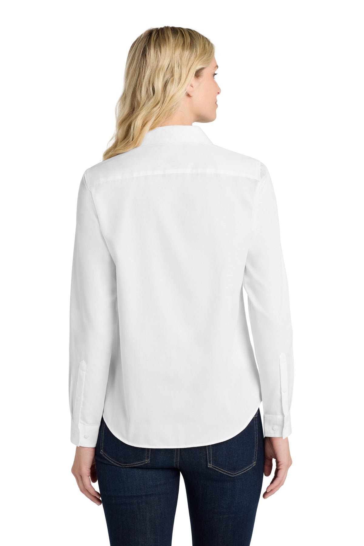 Port Authority Women's Long Sleeve SuperPro ReactTwill Shirt. LW808