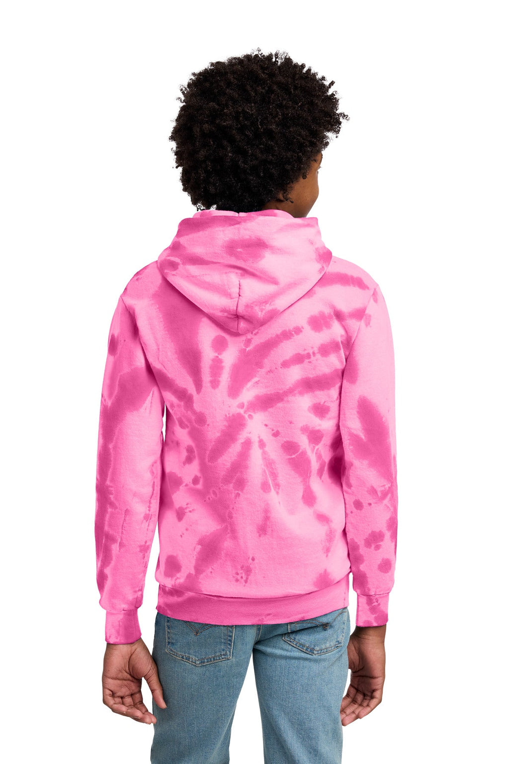 Port & Co Youth Tie-Dye Pullover Hooded Sweatshirt. PC146Y