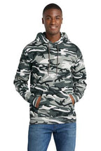 Port & Co Core Fleece Camo Pullover Hooded Sweatshirt. PC78HC