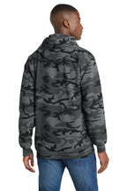 Port & Co Core Fleece Camo Pullover Hooded Sweatshirt. PC78HC