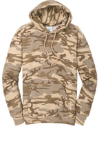 Port & Co Core Fleece Camo Pullover Hooded Sweatshirt. PC78HC