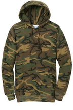 Port & Co Core Fleece Camo Pullover Hooded Sweatshirt. PC78HC