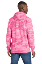 Port & Co Core Fleece Camo Pullover Hooded Sweatshirt. PC78HC