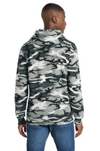Port & Co Core Fleece Camo Pullover Hooded Sweatshirt. PC78HC