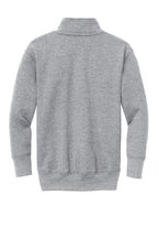 Port & Co Youth Core Fleece 1/4-Zip Pullover Sweatshirt PC78YQ