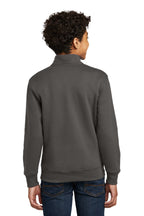 Port & Co Youth Core Fleece 1/4-Zip Pullover Sweatshirt PC78YQ