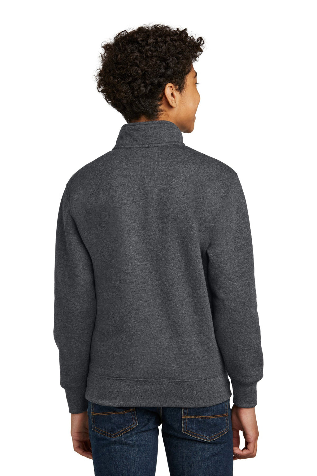 Port & Co Youth Core Fleece 1/4-Zip Pullover Sweatshirt PC78YQ