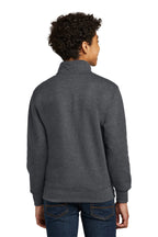 Port & Co Youth Core Fleece 1/4-Zip Pullover Sweatshirt PC78YQ
