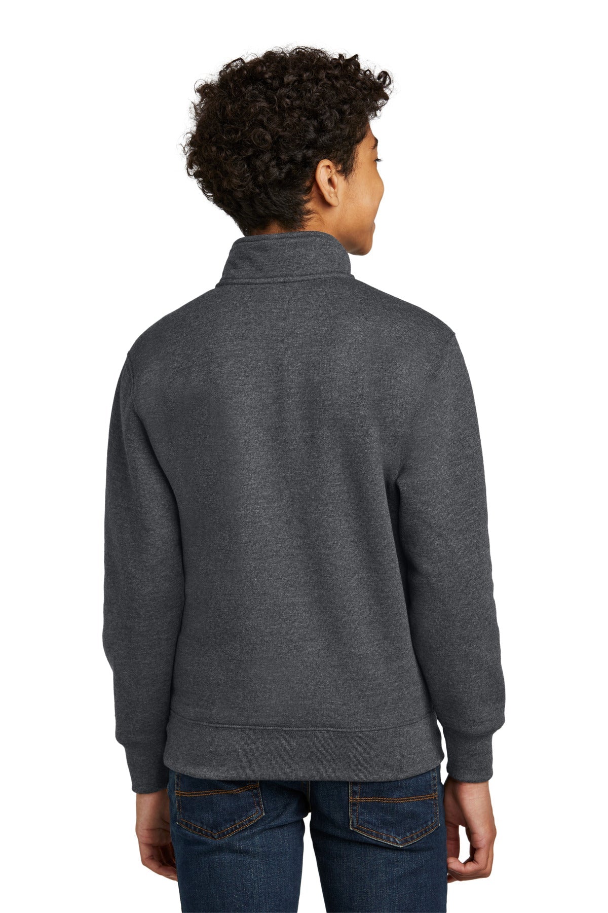 Port & Co Youth Core Fleece 1/4-Zip Pullover Sweatshirt PC78YQ