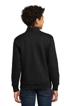 Port & Co Youth Core Fleece 1/4-Zip Pullover Sweatshirt PC78YQ