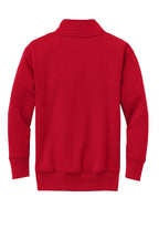Port & Co Youth Core Fleece 1/4-Zip Pullover Sweatshirt PC78YQ