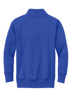 Port & Co Youth Core Fleece 1/4-Zip Pullover Sweatshirt PC78YQ