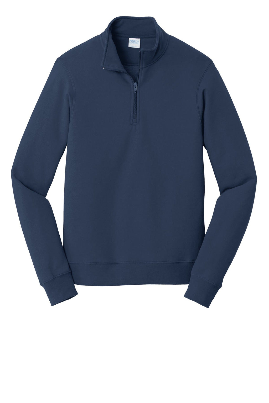 Port & Co Fan Favorite Fleece 1/4-Zip Pullover Sweatshirt. PC850Q