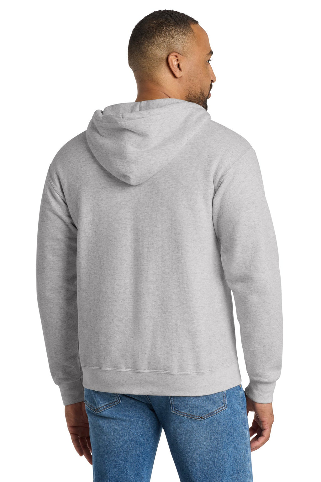 Port & Co Essential Fleece Full-Zip Hooded Sweatshirt.  PC90ZH