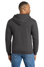 Port & Co Essential Fleece Full-Zip Hooded Sweatshirt.  PC90ZH