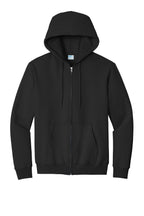 Port & Co Essential Fleece Full-Zip Hooded Sweatshirt.  PC90ZH