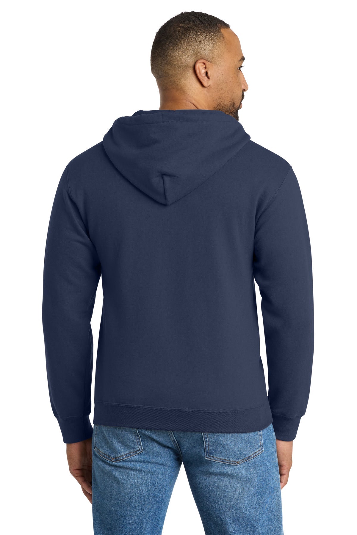 Port & Co Essential Fleece Full-Zip Hooded Sweatshirt.  PC90ZH