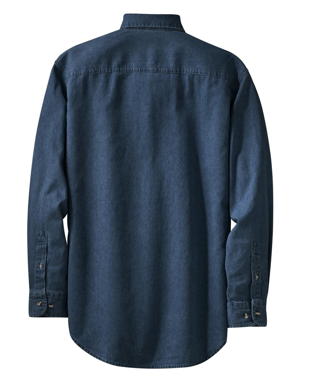 Port & Co Long Sleeve Value Denim Shirt. SP10