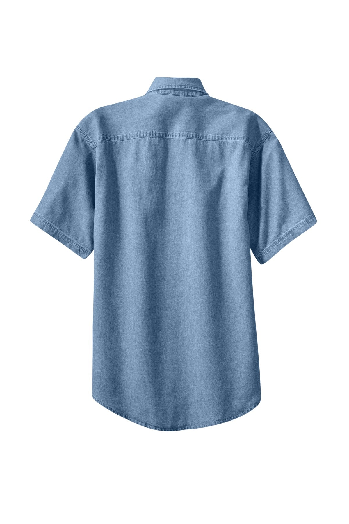 Port & Co Short Sleeve Value Denim Shirt. SP11