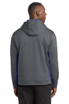 Sport-Tek Sport-Wick Fleece Colorblock Hooded Pullover. ST235