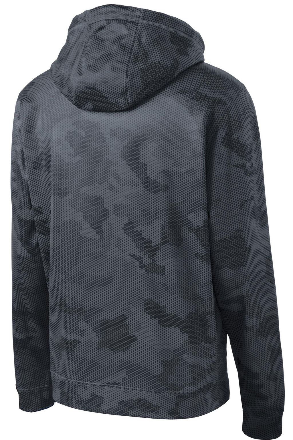 Sport-Tek Sport-Wick CamoHex Fleece Hooded Pullover. ST240