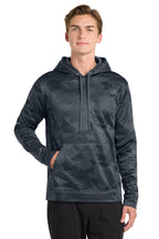 Sport-Tek Sport-Wick CamoHex Fleece Hooded Pullover. ST240