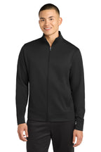 Sport-Tek Sport-Wick Fleece Full-Zip Jacket.  ST241