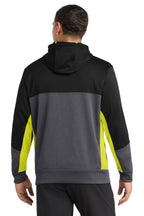 Sport-Tek Tech Fleece Colorblock Full-Zip Hooded Jacket. ST245