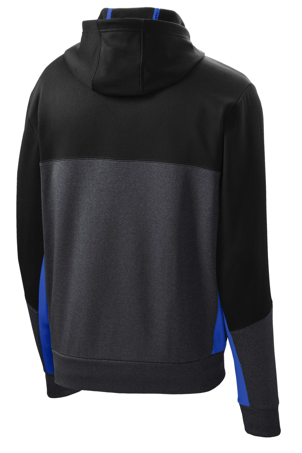 Sport-Tek Tech Fleece Colorblock Full-Zip Hooded Jacket. ST245