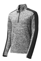 Sport-Tek PosiCharge Electric Heather Colorblock 1/4-Zip Pullover. ST397