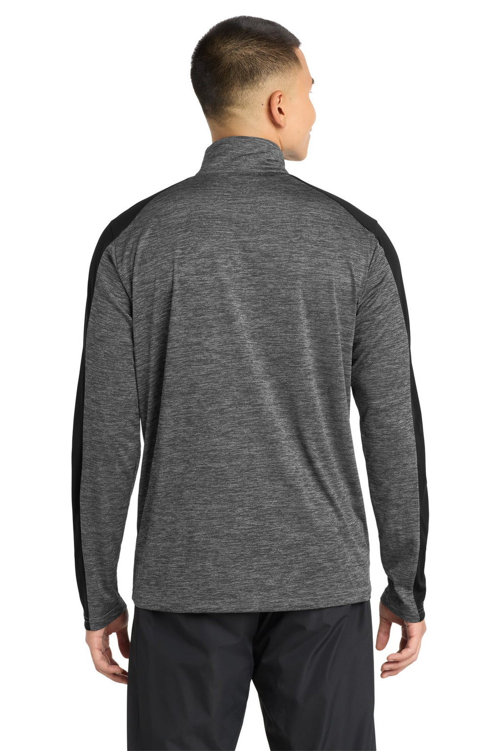 Sport-Tek PosiCharge Electric Heather Colorblock 1/4-Zip Pullover. ST397