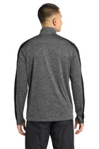 Sport-Tek PosiCharge Electric Heather Colorblock 1/4-Zip Pullover. ST397
