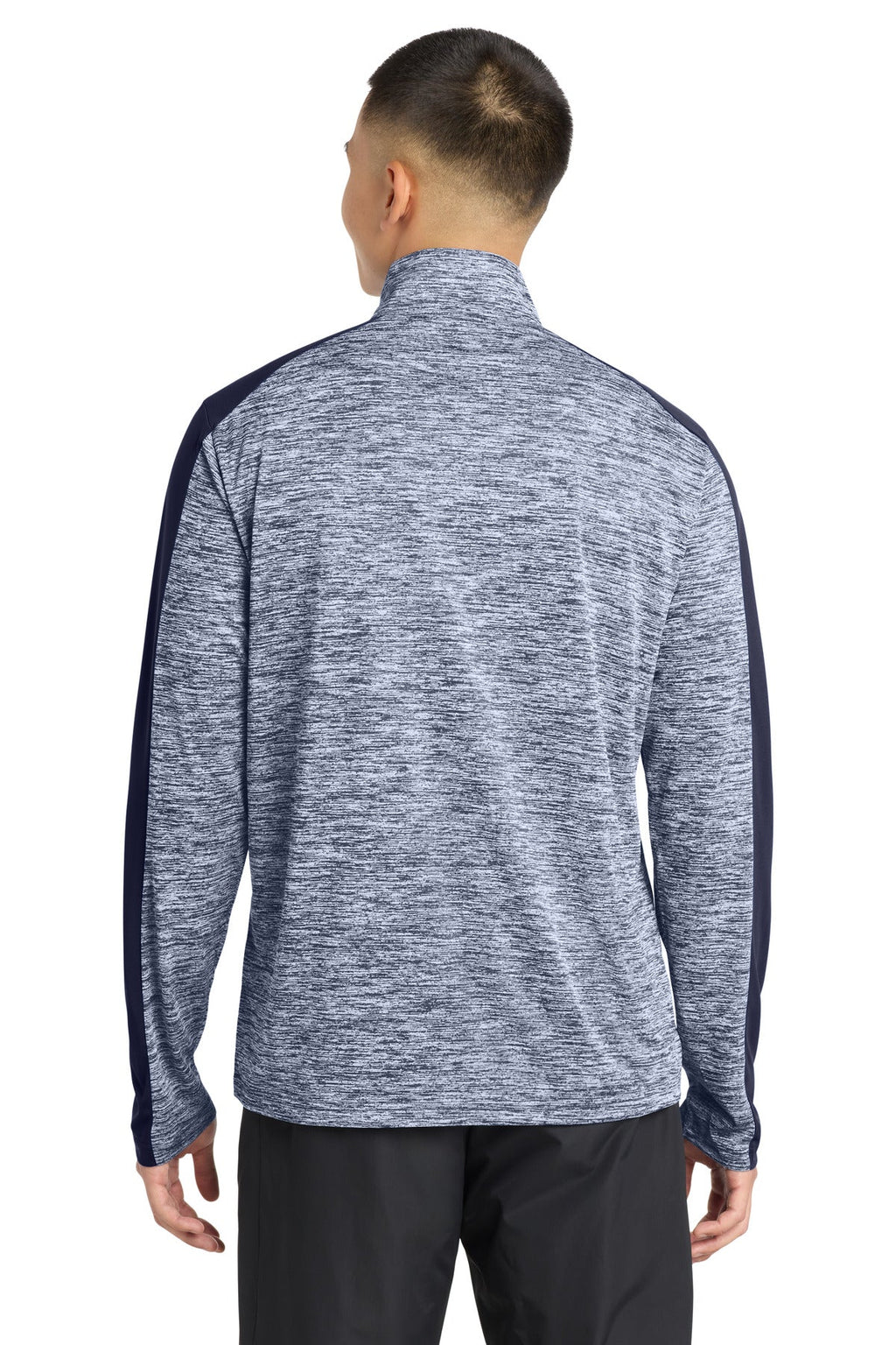 Sport-Tek PosiCharge Electric Heather Colorblock 1/4-Zip Pullover. ST397