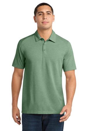 Sport-Tek  PosiCharge  Tri-Blend Wicking Polo. ST405