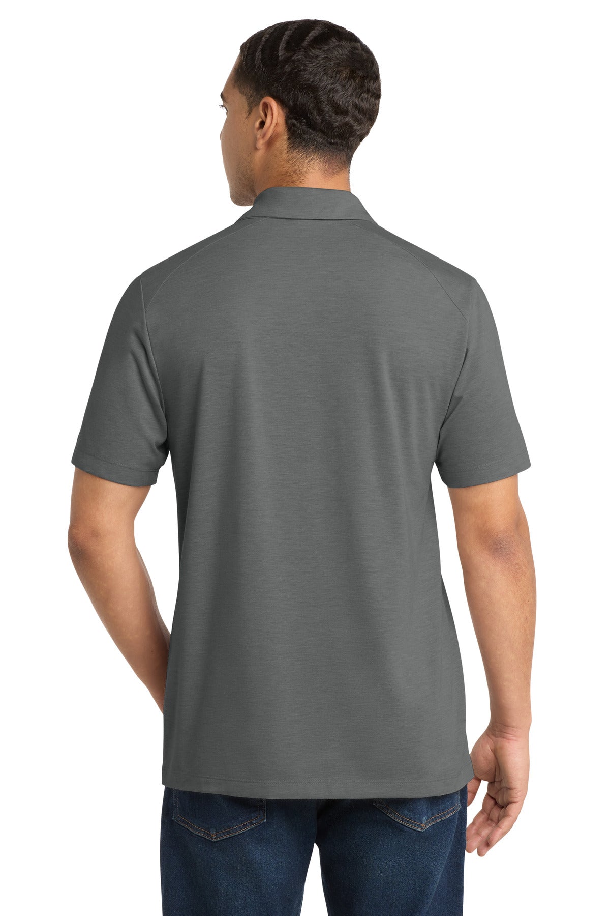 Sport-Tek  PosiCharge  Tri-Blend Wicking Polo. ST405