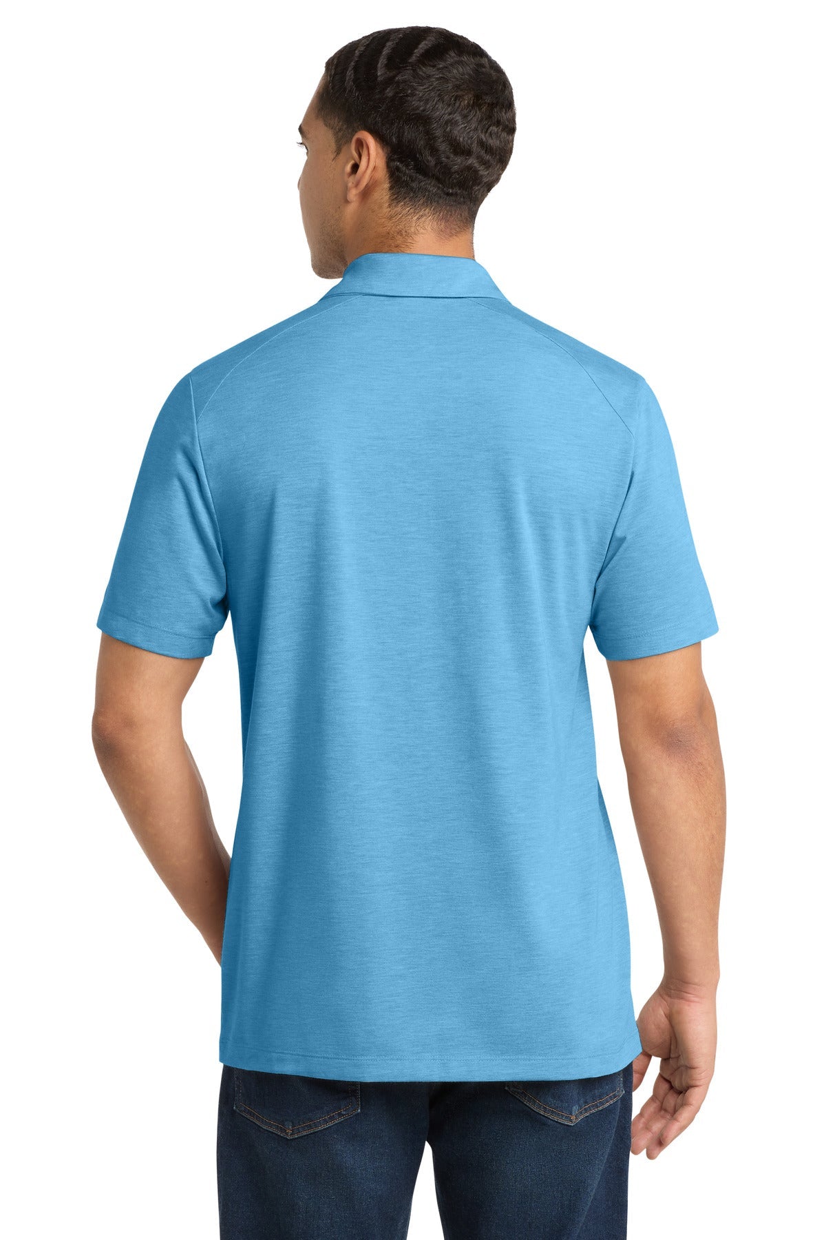 Sport-Tek  PosiCharge  Tri-Blend Wicking Polo. ST405