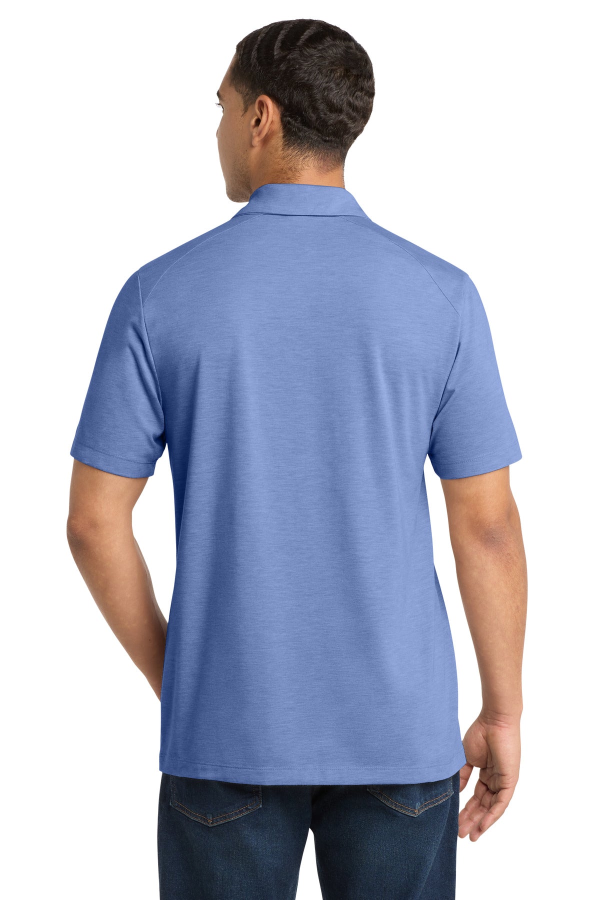 Sport-Tek  PosiCharge  Tri-Blend Wicking Polo. ST405